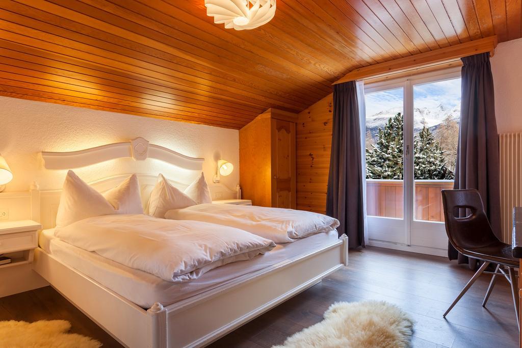 Hotel The Larix Ski-In Ski-Out Saas-Fee Ngoại thất bức ảnh