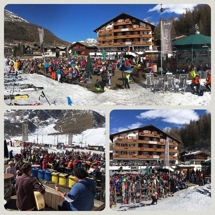 Hotel The Larix Ski-In Ski-Out Saas-Fee Ngoại thất bức ảnh