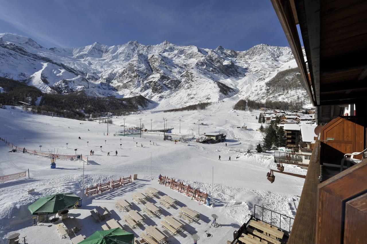 Hotel The Larix Ski-In Ski-Out Saas-Fee Ngoại thất bức ảnh